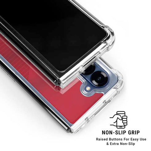 Poland Soccer Flag Galaxy Z Fold6 Clear Case